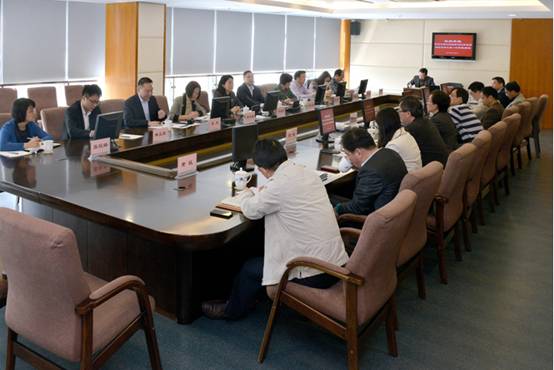 在上海金融学院调研